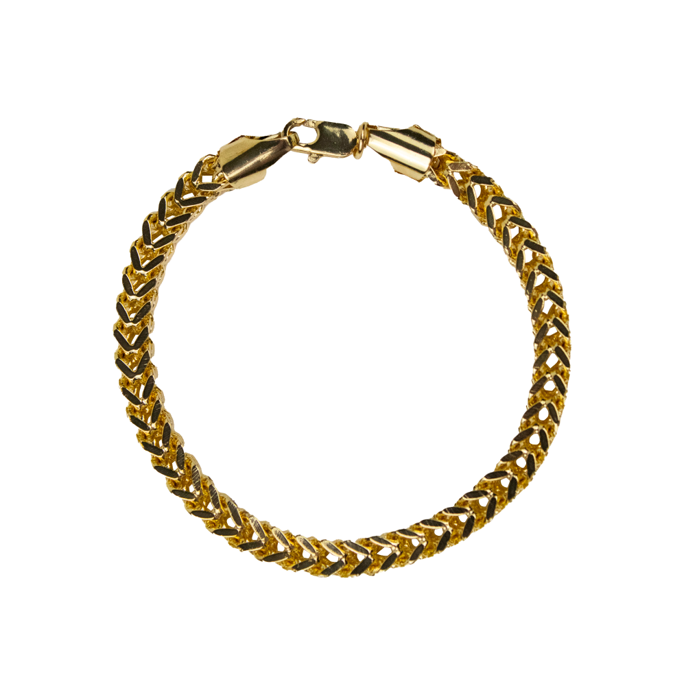 Pulso Corte Serpiente Oro Laminado