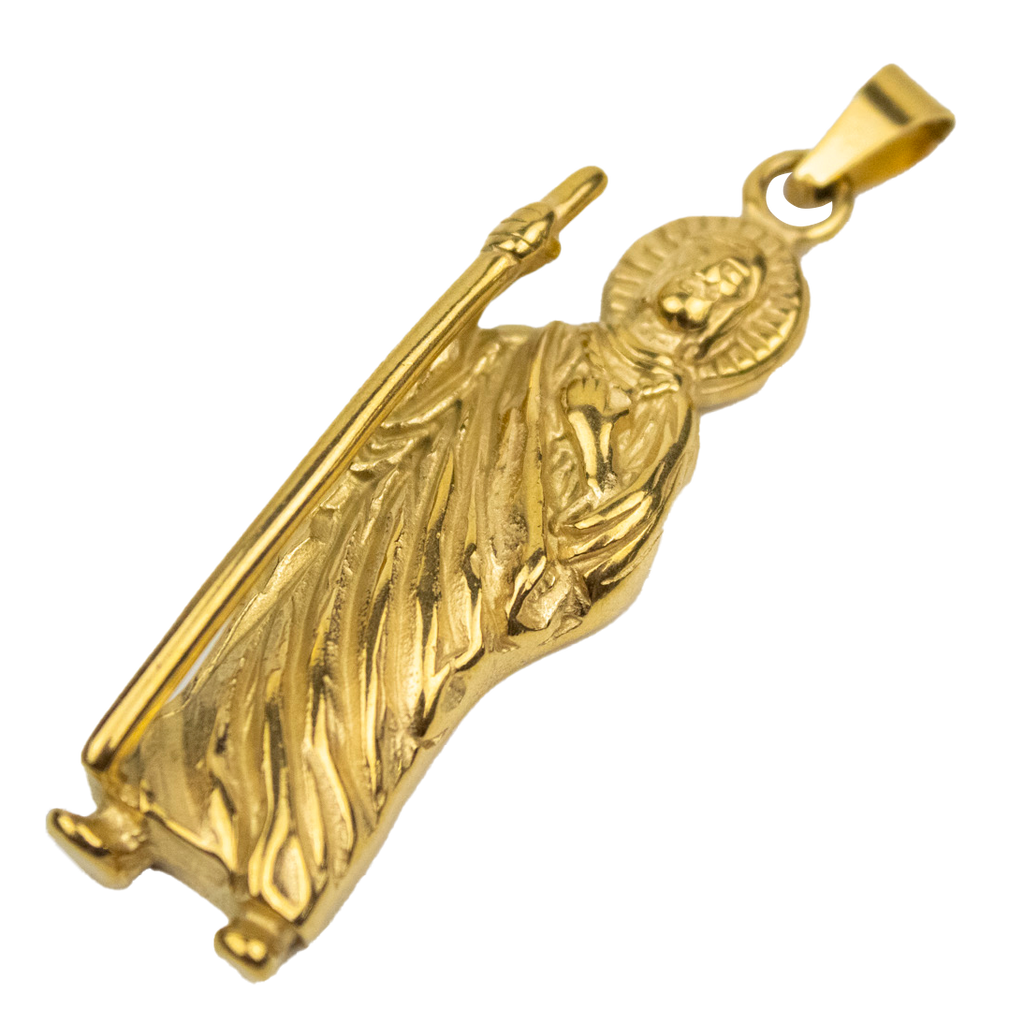 Classic Saint Jude Surgical Steel Pendant