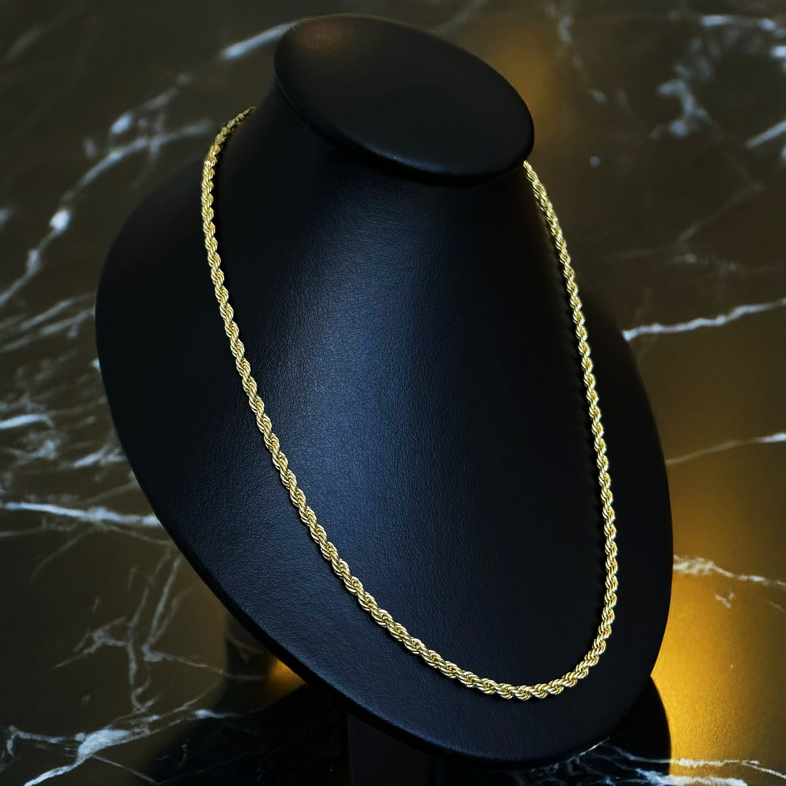 Laminated Gold Twist Chain